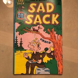 Sad Sack Vintage Comic Book - Bright Multi-Color Cover